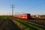 440 820 DB Regio als RE 58223 (Würzburg Hbf - Nürnberg Hbf) bei Markt Bibart, 31.10.2020