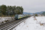 440 401 agilis als ag 84198 (Plattling - Neumarkt (Oberpf)) bei Parsberg, 23.01.2021
