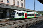 EB VT 023 (95 80 0650 423-6 D-EIB) als RB 80691 nach Schweinfurt Hbf, am 04.06.2023 in Gemnden (Main).