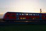 Mitzieher auf den Steuerwagen des RE 4865 (Nürnberg Hbf - München Hbf) bei Postbauer-Heng, 16.03.2021