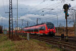 442 263 DB Regio als RB 57929 (Regensburg Hbf - München Flughafen Terminal) bei Regensburg-Ost, 19.03.2021