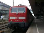 111 219-2 mit der Regionalbahn nach Plattling in Regensburg, 14.03.2009 (Bahnbilder-Treffen Regensburg)