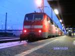 9180 6 111 044-4 D-DB mit einen RegionalExpress in Ingolstadt Hbf, welcher dann nach Ulm Hbf fhrt.(23.12.2009)