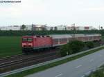 143 160-0 mit RB 32100 in der Nhe von Straubing, 8.5.2010