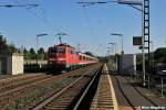 Auch der Regio hat sein Platz 111 215-0 und 111 210-1 waren an diesem sonnigen Samstag zwischen Wrzburg und Frankurt/M.