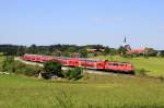 RE Salzburg - Mnchen in der Mehringer Kurve am 09.07.2011