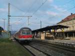 Ein Silberling-Garnitur steht als RB 69667 nach Hcohstadt-Marktzeuln am 11.11.2011 im Bahnhof Kronach.