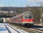 Eine Regionalbahn von Saalfeld nach Bamberg erreicht am 3.