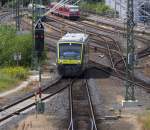 ber Jahre hinweg waren auf der Strecke Hof - Bad Steben die Triebwagen der Baureihe 628 von DB Regio unterwegs.