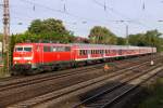 Die 111 181-4 zieht die RB von Mnchen nach Kufstein durch Berg am Laim am 28.05.2013