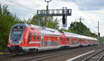 RE5 nach Rostock Hbf. mit 445 002 am 13.05.20 Berlin Blankenburg.