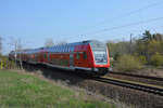 09.04.2019 | Teltow  Großbeeren | DB Regio | RE 5 nach Wünsdorf-Waldstadt | Steuerwagen der 4.