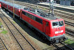 111 003-0 Regio im Hbf Ulm - Sommer 2004