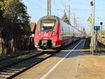 442 316 als RE 7 von Bad Belzig bei der Einfahrt in den Bahnhof Wünsdorf-Waldstadt am 13.