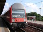 RE1 von Postdam Hauptbahnhof nach Brandenburg Hauptbahnhof mit allen unterwegs halten.