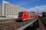 8 Minuten Versptung hatte der RE 1 nach Brandenburg Hbf  Bhf.