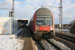 Sputnik-DoSto DABbuzf im Bahnhof Nauen