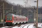 Hier verlsst 112 113-6 mit einer RE2  Ersatzgarnitur  den Bahnhof Rathenow und ist auf dem Weg nach Knigs Wusterhausen.