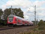 RE 5 (RE 4359 ) mit Schublok 112 124-3 nach Lutherstadt Wittenberg am 09.