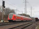 RE 3 (RE 18314) diesmal nur bis Berlin Gesundbrunnen mit Schublok 114 029 am 17.