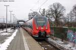 442 621-9 und eine weitere 442er Garnitur als RB21 (RB 18672) von Berlin Friedrichstrae nach Wustermark in Wustermark.