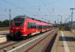 Der 442 316 als RB 28730 aus Hennigsdorf (Berlin) erreicht am 20.06.2013 den Bahnhof Oranienburg.