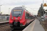 Ausfahrt 442 834 und 442 334 als RB 19 (RB 18570) aus den Bahnhof Bestensee nach Berlin Gesundbrunnen am 08.