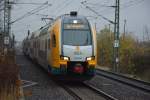 ET 445 (445.100) fährt am 19.11.2014 auf der RE4 (84017) nach Ludwigsfelde.