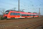 BR 442 (442 619) (948004426193008) unterwegs als RB 28821 nach Berlin Friedrichstraße bei der Einfahrt in den Bahnhof Saarmund.