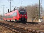 442 631 / 442 131 als RB 22 nun in Richtung Königs Wusterhausen über Berlin Schönefeld Flughafen  am 08.