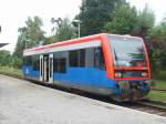 LVT/S - VT 504 001-9 - als Regionalbahn RB 73 - in Kyritz - am 11-September-2015
