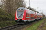 445 002-2+Twindexxwagen DBpza 782.1+445 010-5 als S1 von Warnemnde nach Rostock Hbf bei der Einfahrt im Haltepunkt Rostock-Bramow.24.11.2017