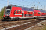 445 001 als RE5 (RE 4357)von Rostock Hbf nach Berlin Südkreuz bei der Ausfahrt im Rostocker Hbf.18.08.2018