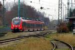 DB 442 340 auf RE5 nach Neustrelitz - hier am 11.05.2015 in Burg Stargard.