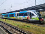 VT 642 041 auf der RB 11 nach Wismar in Rostock Hbf, 26.11.2022.