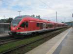 Hier 429 029-2 als RE9 von Sassnitz nach Rostock Hbf., dieser Triebzug stand am 19.6.2010 in Bergen auf Rgen.