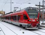 429 529-1 als RE 13011 von Rostock Hbf nach Sassnitz kurz vor der Ausfahrt im Rostocker Hbf.10.03.2013  