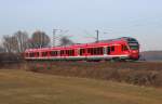Am 6.Mrz 2013 war DB 429 029  Hansestadt Stralsund  auf der KBS 350 bei Elze auf dem Weg nach Aschaffenburg.