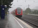 Starker Platzregen in Mnster-Zentrum-Nord.