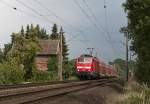 111 085-7 am 17. August 2010 mit der RB 14822 (Bremen Hbf - Oldenburg (Oldb)) bei Hude.