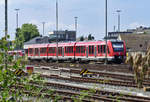 620 514 RB bei der Ausfahrt vom Bf Euskirchen.