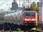 146 008-8 mit RE 6 nach Dsseldorf im Gleisvorfeld von Dortmund Hbf.