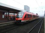 BR 648 ,SauerlandNetz, in Dortmund Hbf. auf der Durchfahrt in den
Betriebsbahnhof zur Wartung.(31.12.2007)