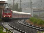 111 159-0 mit RE 13 Maas-Wupper-Express (Venlo-Hamm) durchfhrt im strmendem Regen d.