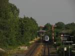 BR648 als ein Zug der Linie RE10 in Kevelaer, 23.07.2010