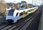 460 507-7 verlt den Bf Remagen in Richtung Bonn - 17.01.2012