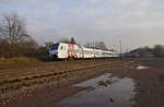 Am 28.12.2016 pendelten die Süwex Triebwagen nur zwischen Trier und Mannheim bzw.