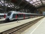 abellio 9442 315 als RE 74510 nach Erfurt Hbf, am 06.05.2018 in Leipzig Hbf.