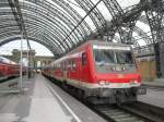 Eine RegionalBahn mit Reisezugwagen  Halberstdter Bauart  bzw.