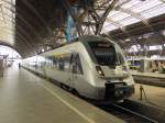 S-Bahn Mitteldeutschland 1442 204 + 1442 205 als RE 26019 aus Halle (S) Hbf, am 22.08.2013 in Leipzig Hbf.